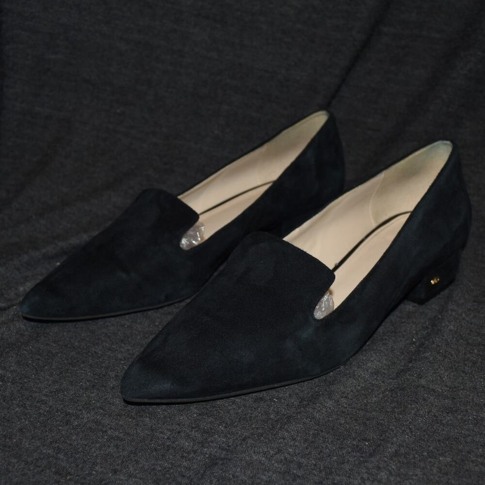 Cole Haan Women's 7.5 B Black Suede Loafer Pumps